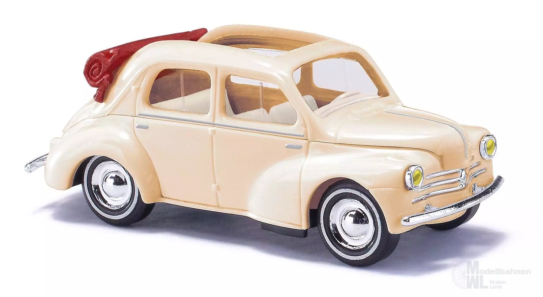 Busch 46575 - Renault 4CV Cabrio beige H0 1:87