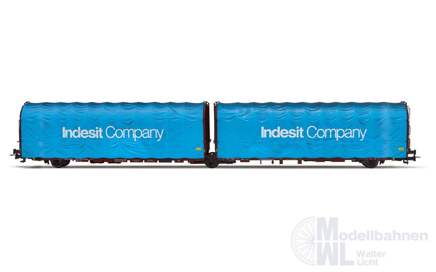 Rivarossi 6601 - Schiebeplanenwagen FS Ep.V INDESIT Company H0/GL