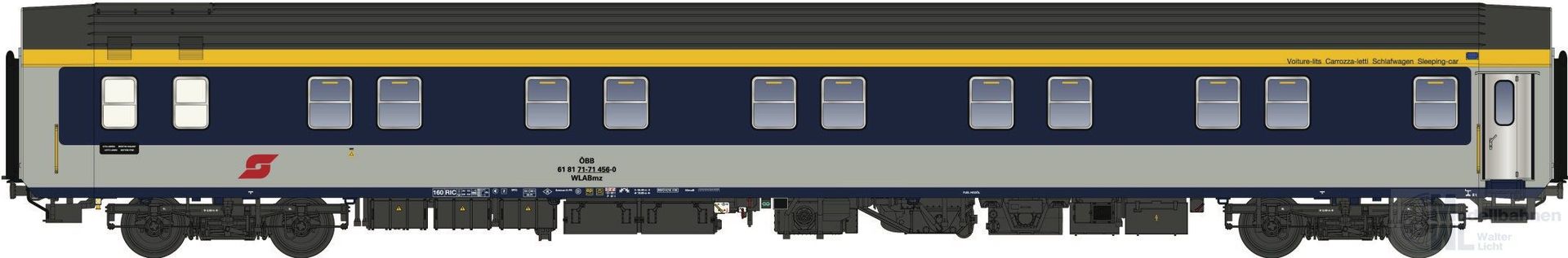 LS Models 47080 - Schlafwagen ÖBB Ep.VI WLAB33s T2S H0/GL