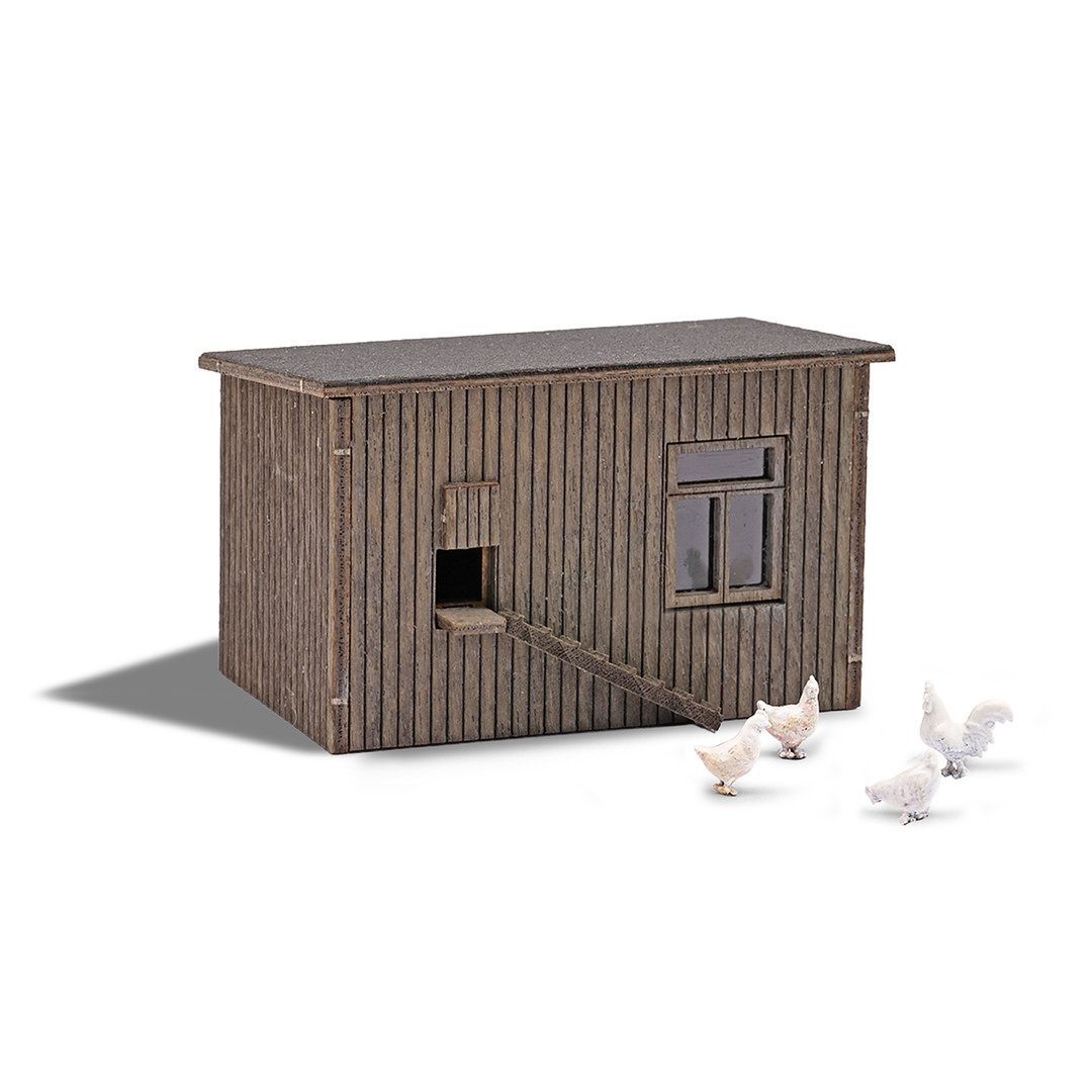 Busch 8877 - Hühnerstall TT 1:120 Busch 8877 - Hühnerstall TT 1:120