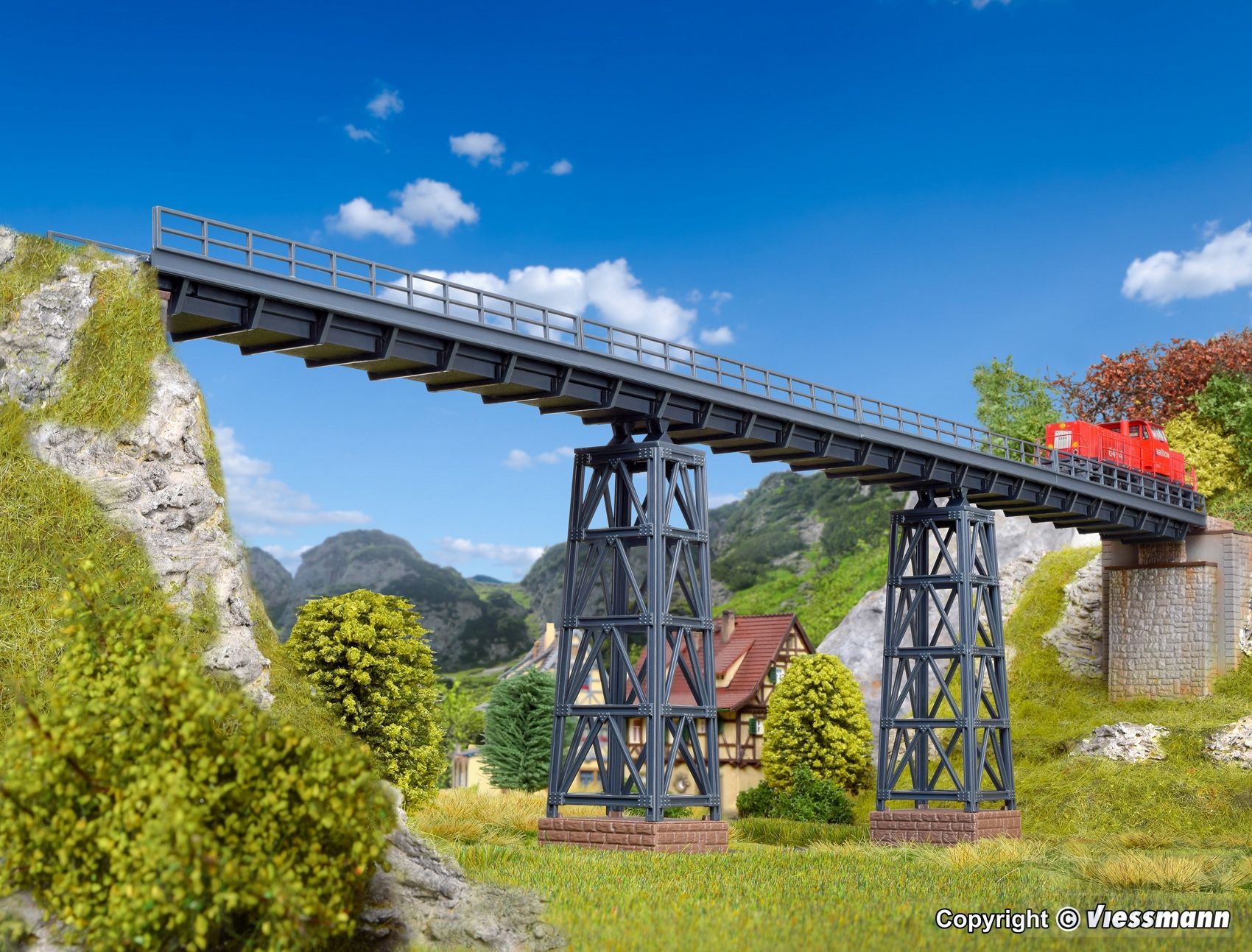 Vollmer 47318 - Kreuztalviadukt Halle gerade N 1:160 Vollmer 47318 - Kreuztalviadukt Halle gerade N 1:160