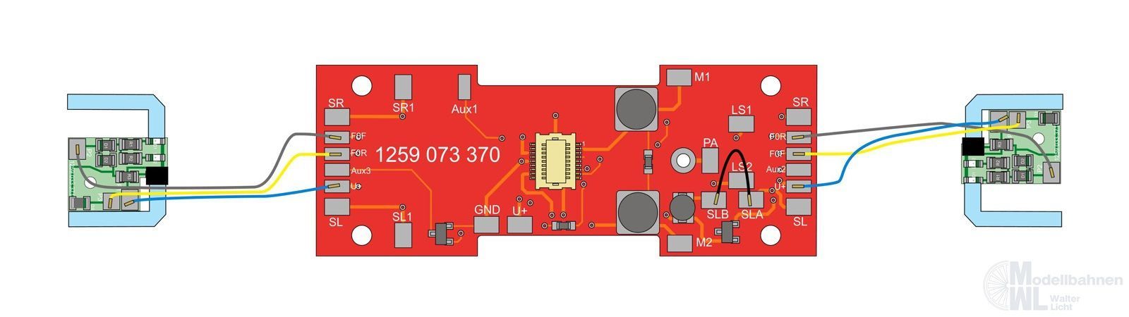 Bemo 5159370 - Umbausatz auf LED Beleuchtungssatz RhB Ge 4/4 III