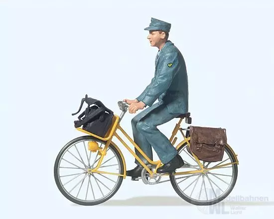 Preiser 45069 - Postbote auf Fahrrad Spur G