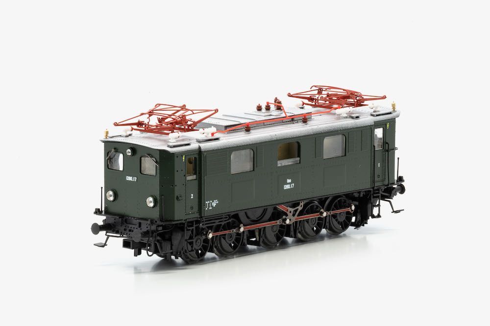 Jägerndorfer Modellbahn 12702 - E-Lok Rh 1280.07 BBÖ Ep.II grün H0/WS Sound