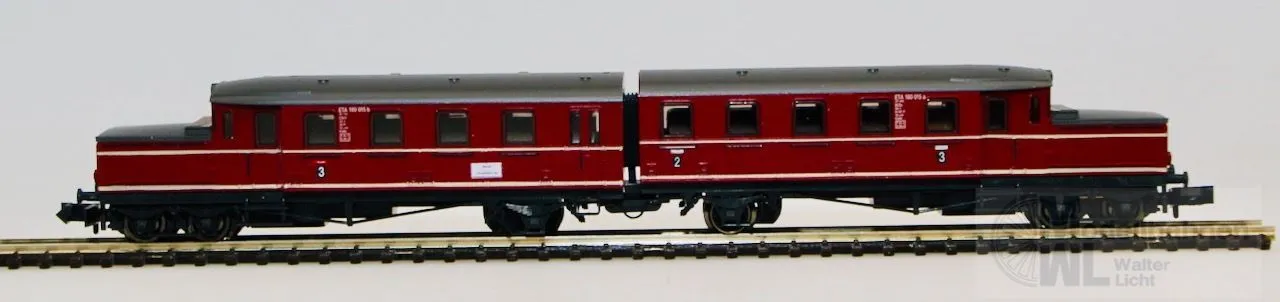 Hobbytrain 15774 - HOBBYTRAIN - Akku-Triebwagen ETA 180 015 DB Ep.III rot 2.tlg. N 1:160