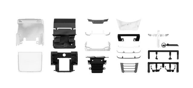 Herpa 84642 - Fahrerhaus Scania CR ND mit Windleitblech und Sonnenblende 1:87