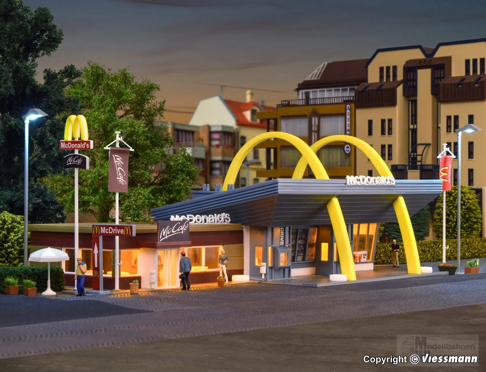 Vollmer 43635 - McDonald´s Schnellrestaurant H0 1:87
