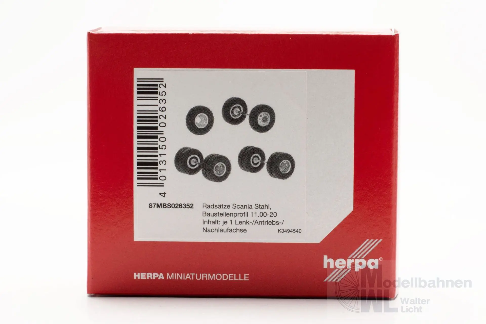 Herpa 87MBS026352 - Zubehör MBS RS Scania Vabis Stahl H0 1:87