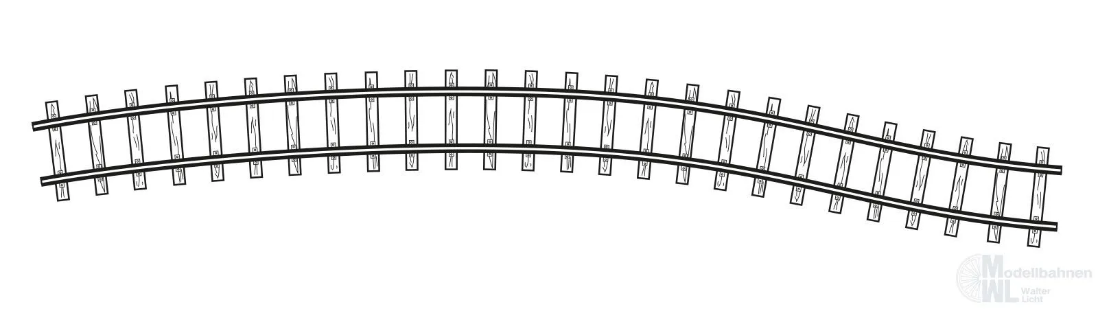 Bemo 4002000 - Flexgleis 500 mm H0e