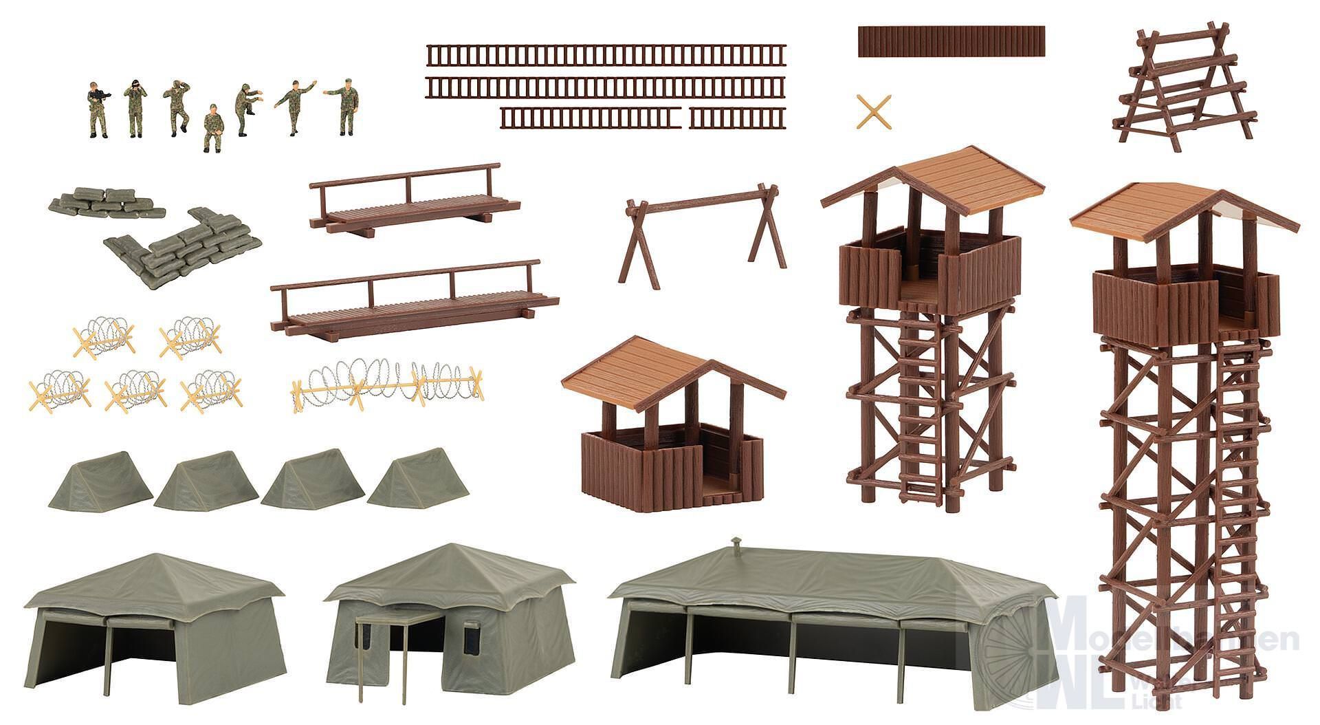 Faller 190039 - Aktions-Set Bundeswehr Grundausbildung H0 1:87 Faller 190039 - Aktions-Set Bundeswehr Grundausbildung H0 1:87