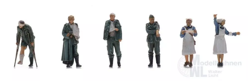 ARTITEC b.v. 7720019 - Wehrmacht verwundete Soldaten + Krankenschwester