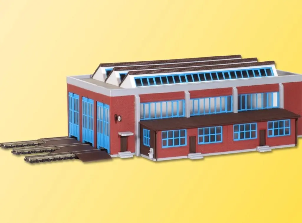 Kibri 37806 - Lokschuppen dreiständig N 1:160