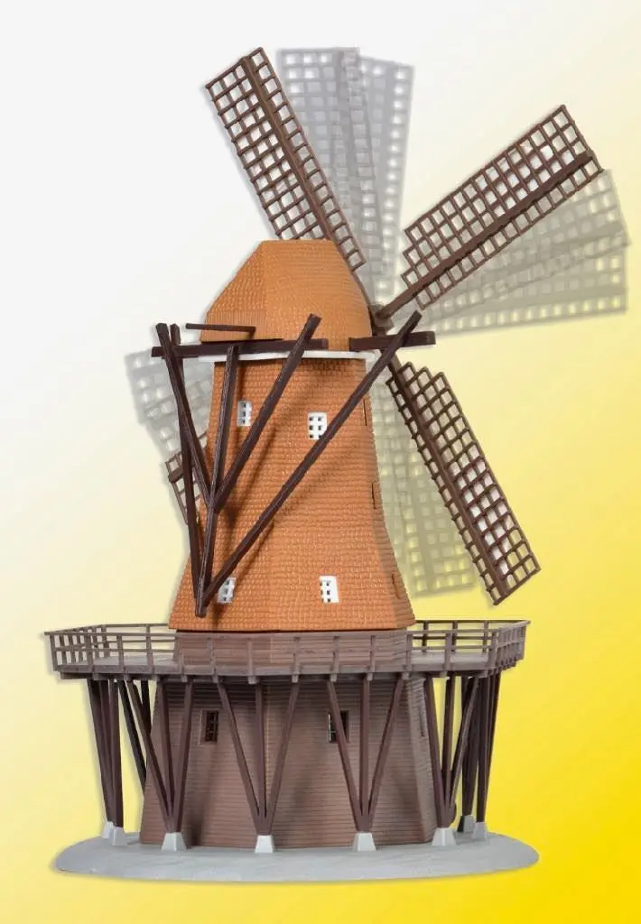 Kibri 37302 - Windmühle mit Antrieb Funktionsbausatz N 1:160