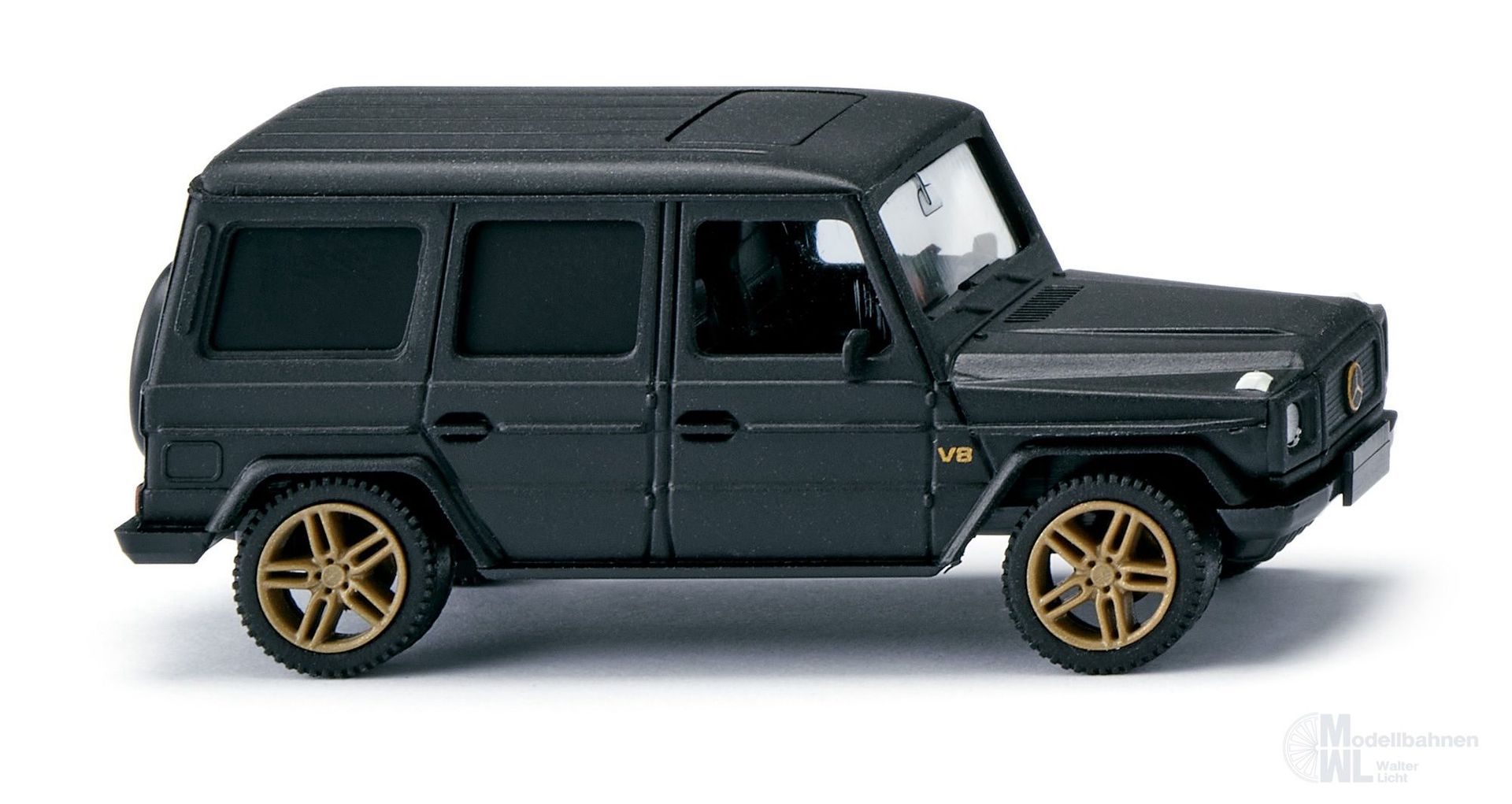 Wiking 026610 - Mercedes-Benz G-Klasse - mattschwarz H0 1:87