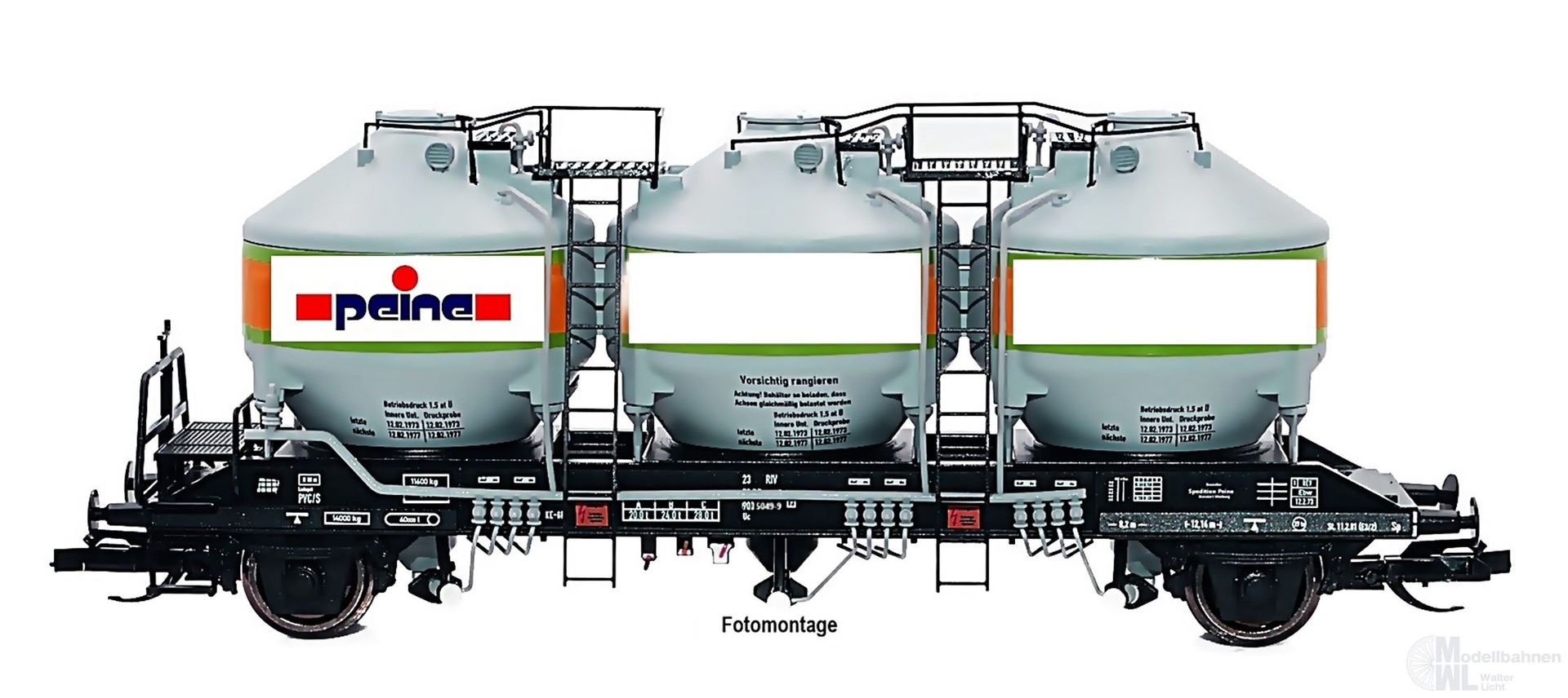 NPE NW52112 - Silowagen DR Ep.IV Peine AG TT 1:120 NPE NW52112 - Silowagen DR Ep.IV Peine AG TT 1:120