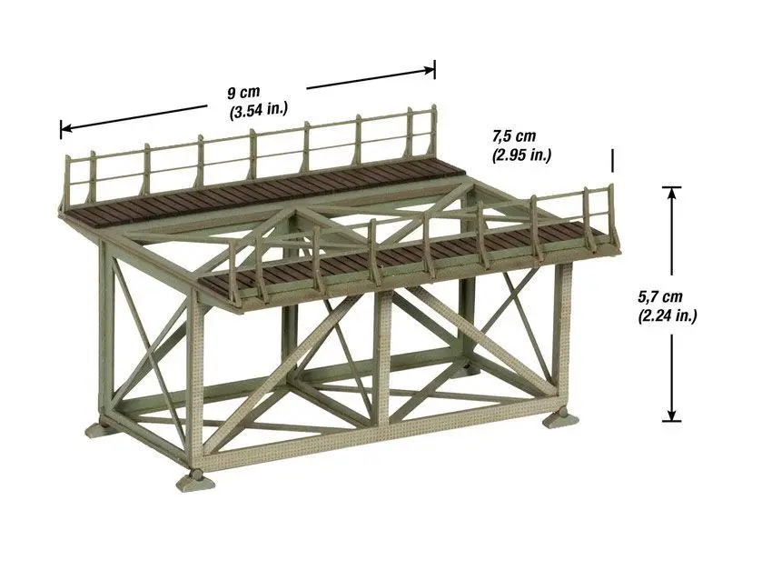 Noch 67023 - Vorfluterbrücke ohne Brückenköpfe H0 1:87