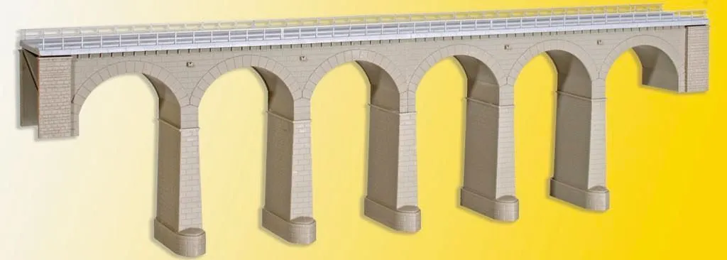 Kibri 39724 - Aachtal-Viadukt mit Eisbrecherpfeilern eingleisig H0 1:87