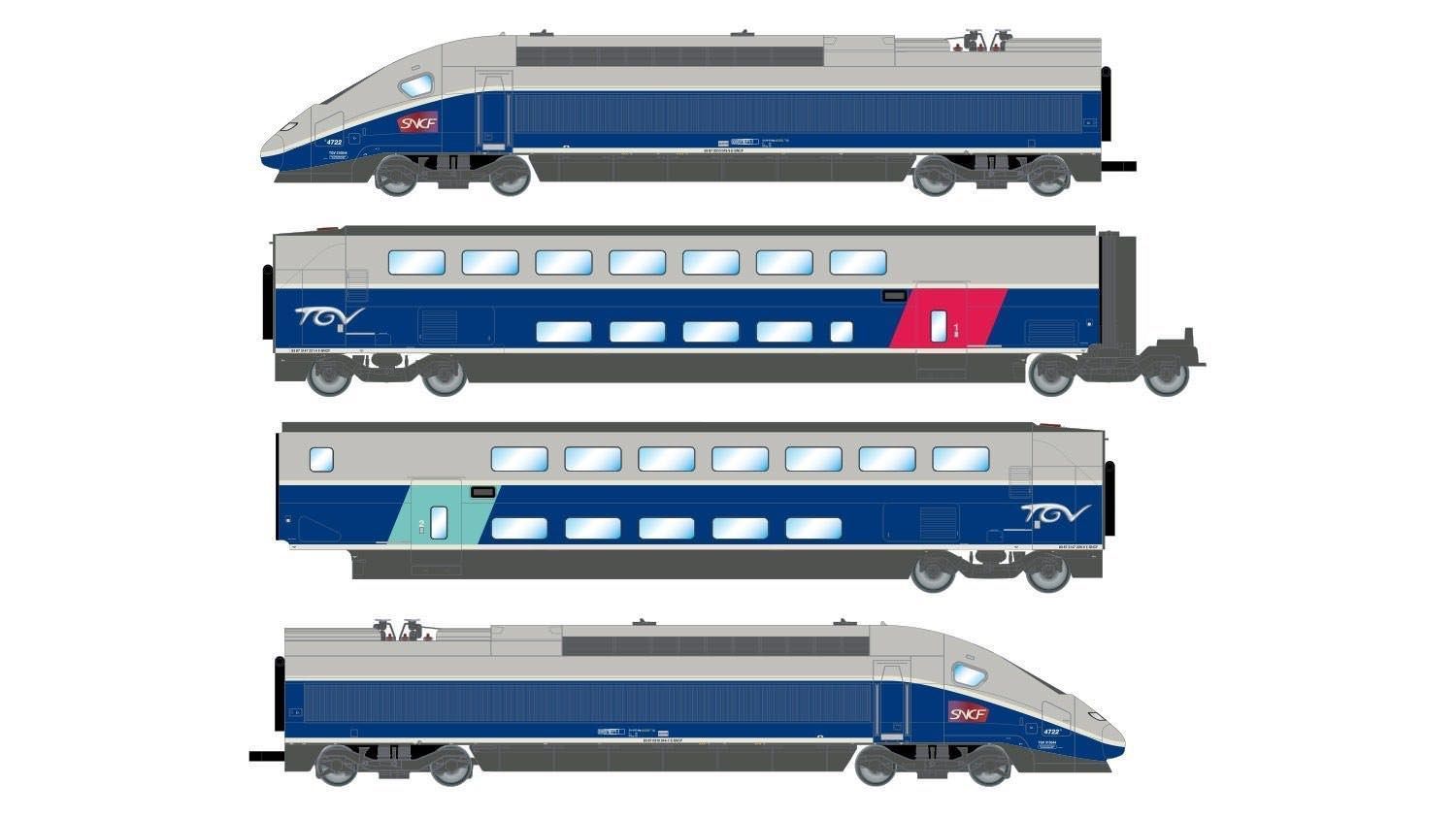 Jouef 2362ACS - Triebzug TGV Duplex SNCF Ep.VI H0/WS Sound
