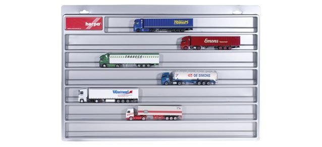 Herpa 29711 - LKW Schaukasten Eurolänge silber 645 cm x 45 cm x 35 cm 1:87