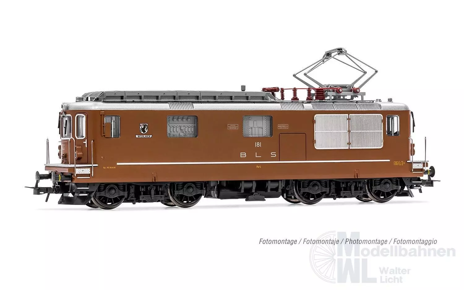 Rivarossi 2959S - E-Lok Re 4/4 II BLS Ep.IV/V 181 Interlaken H0/GL Sound