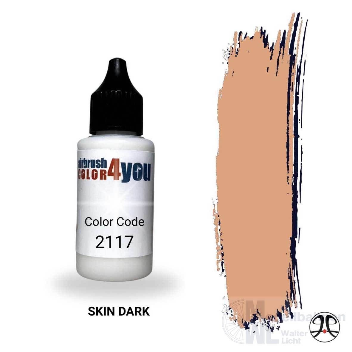 Busch 961312117 - Acrylfarbe Dunkle Haut 30ml
