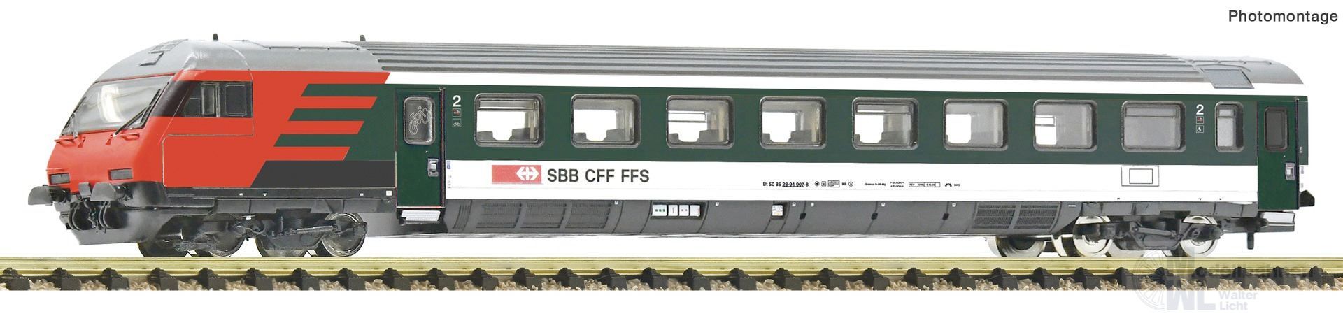 Fleischmann 6260059 - Steuerwagen SBB Ep.V 2.Kl. N 1:160 Fleischmann 6260059 - Steuerwagen SBB Ep.V 2.Kl. N 1:160