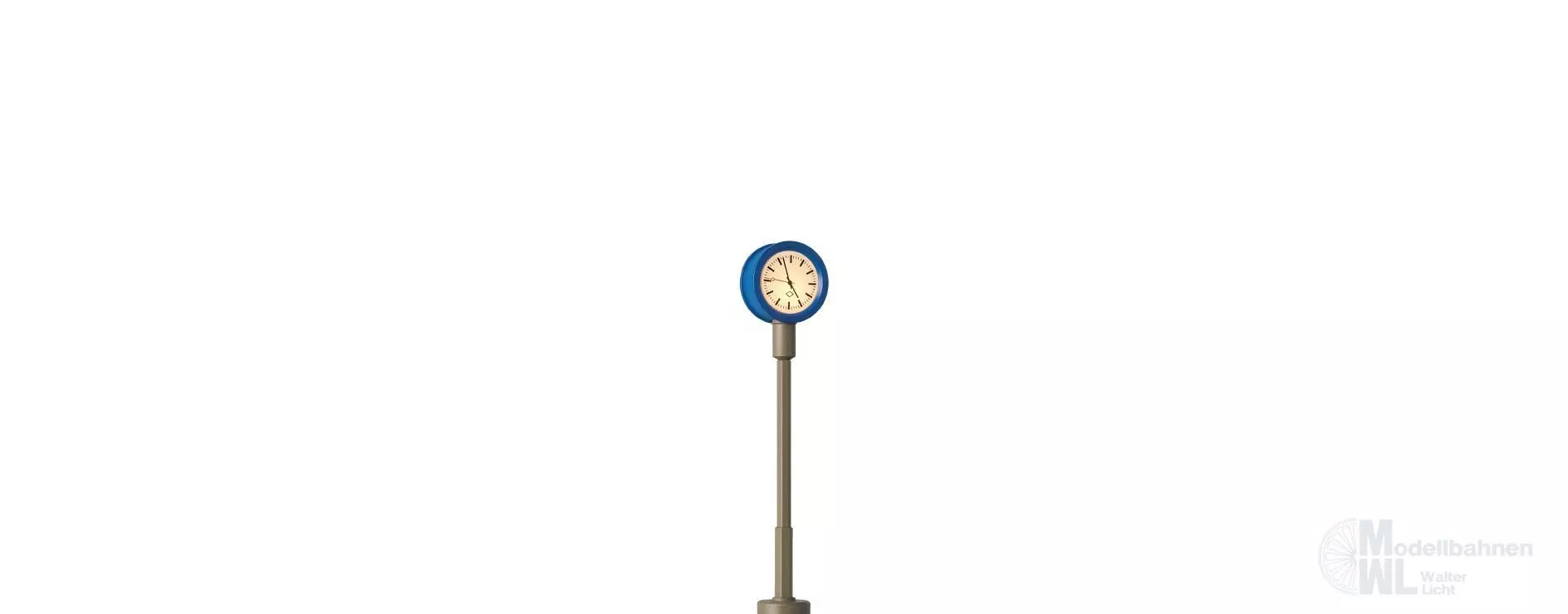 Brawa 84153 - Bahnsteiguhr mit Stecksockel und LED H0 1:87