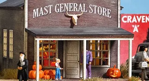 Busch 5417 - Kürbis mit Leuchtgesicht H0 1:87