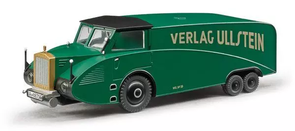 Liliput 937496 - LKW Rumpler RuV 29 dunkelgrün Kühlergrill gold Dach schwarz H0 1:87