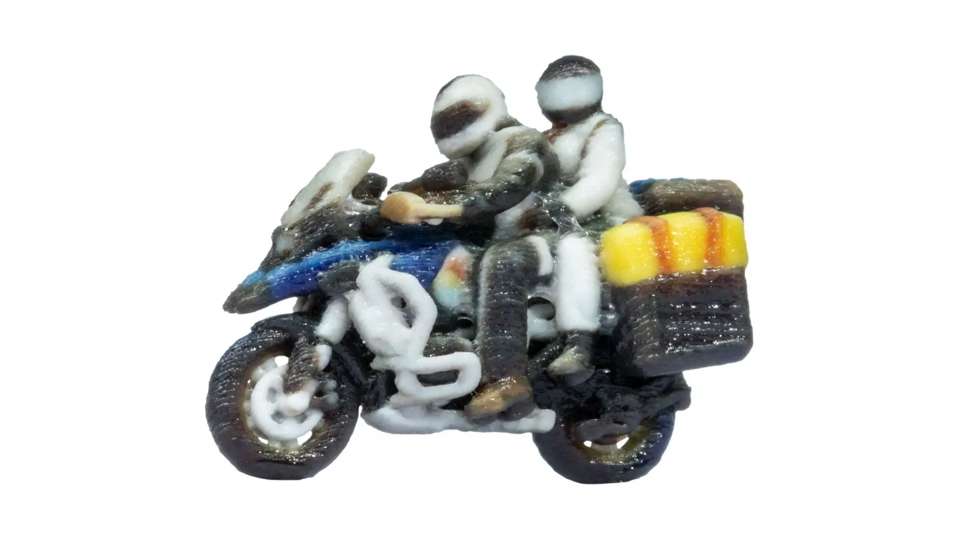 Noch 10900 - Tourenmotorrad mit Sozia fahrend H0 1:87