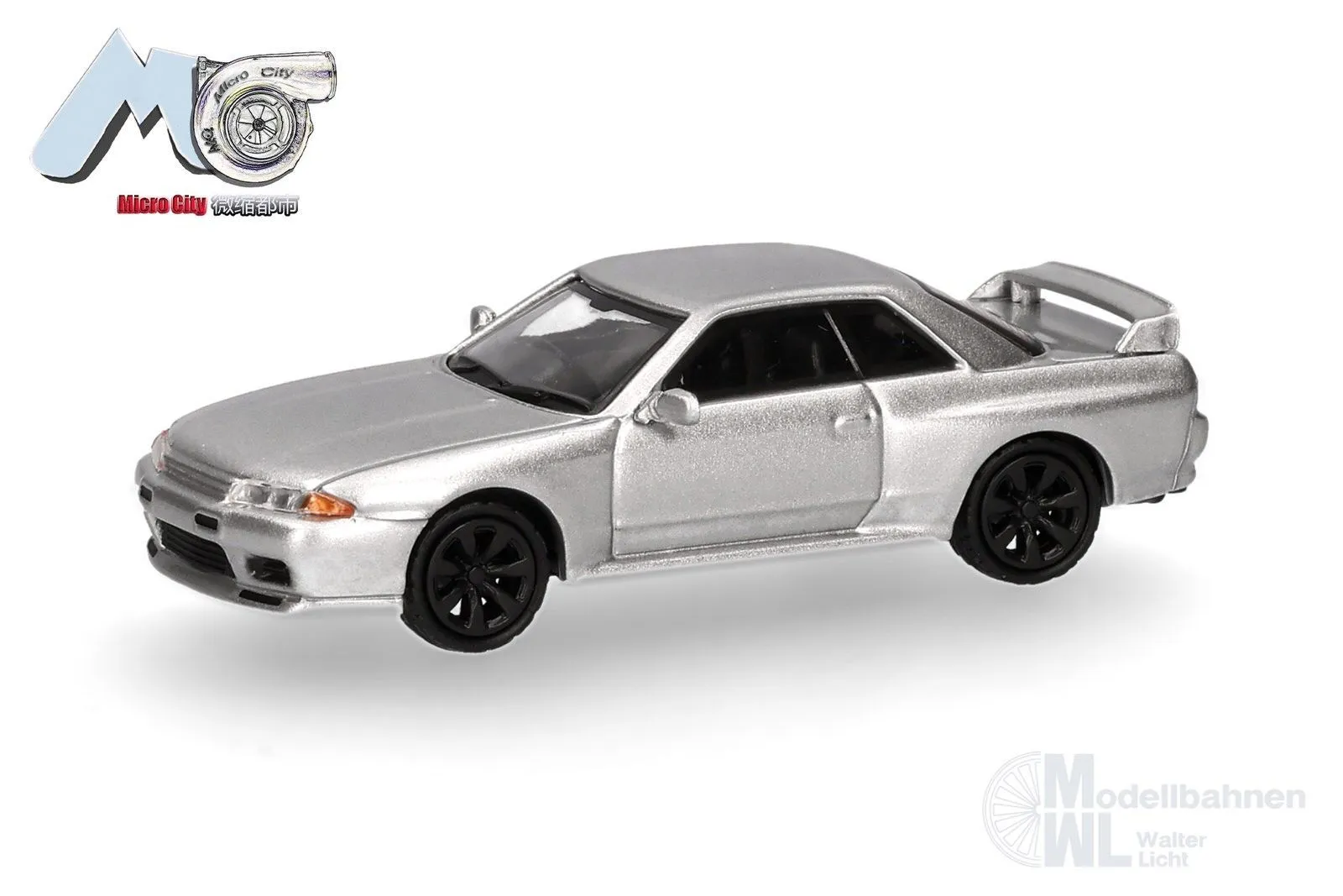 Herpa 87MC000092 - Nissan Skyline GTR32 silber H0 1:87