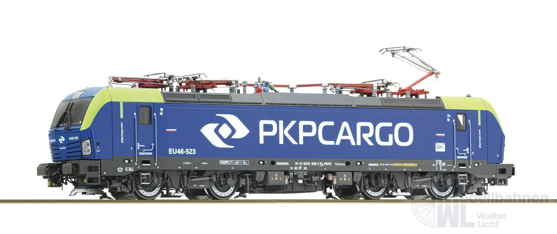 Roco 78058 - E-Lok EU46-523 PKP Cargo Ep.VI H0/WS Sound