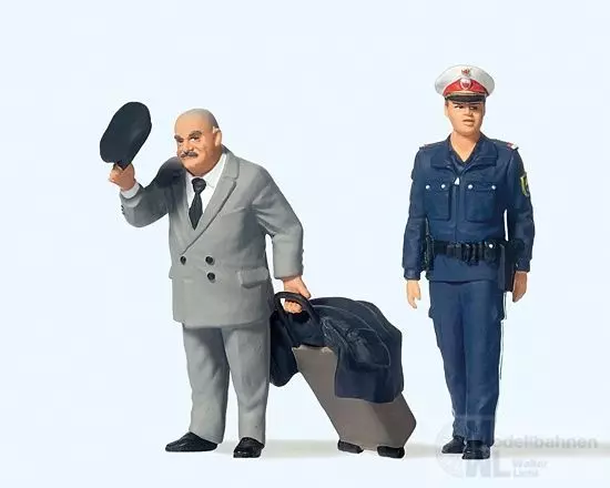 Preiser 44915 - Reisender und Polizist Österreich Spur G