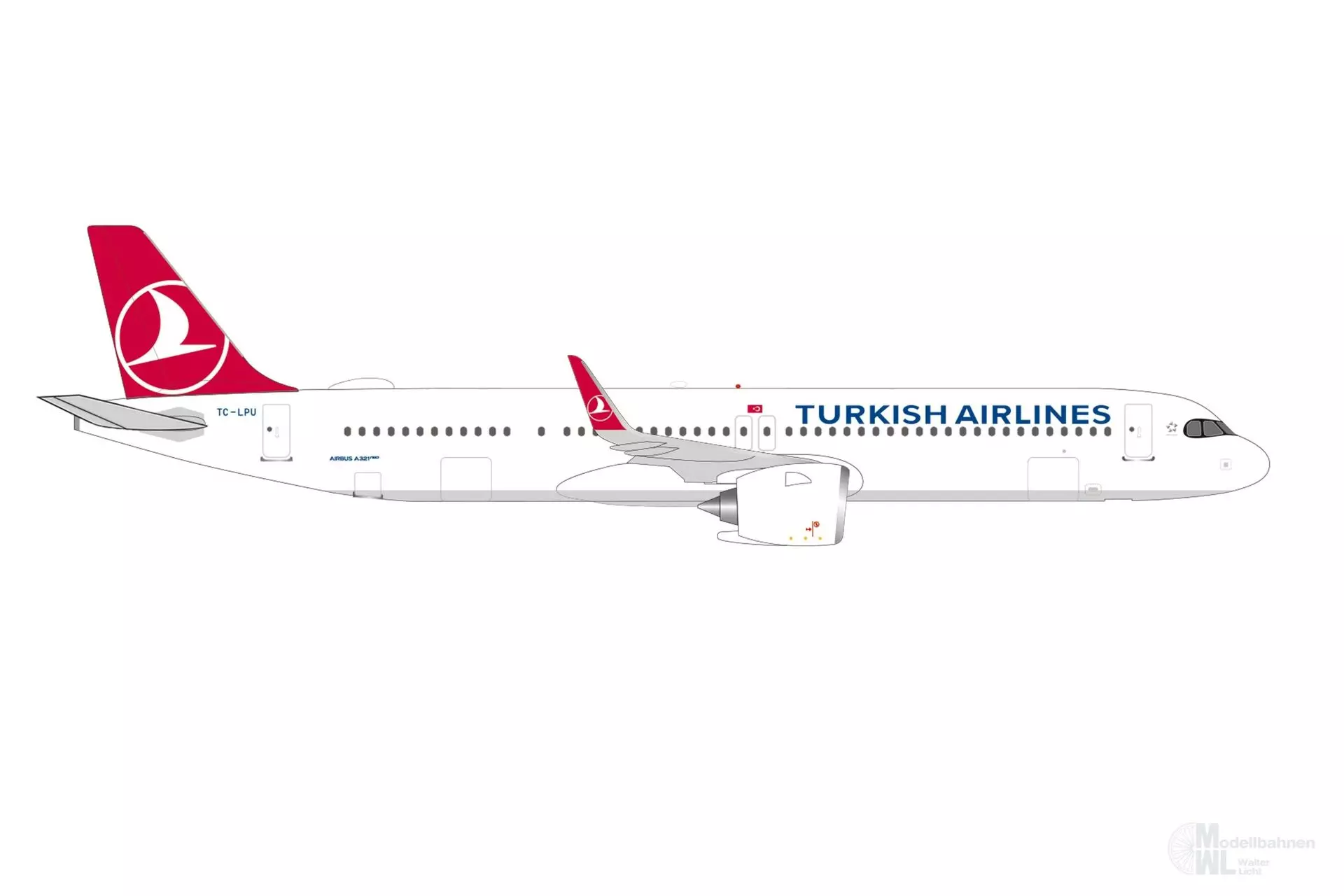 Herpa 532853-001 - Airbus A321neo Turkish Airlines 1:500