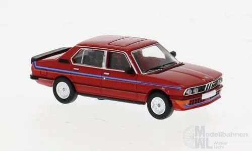 PCX-Models 871605 - BMW M535i (E12) rot/Dekor 1980 H0 1:87