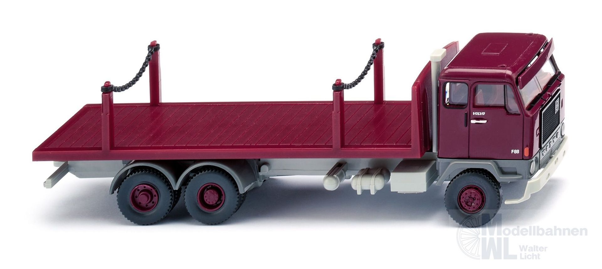Wiking 044701 - Rungenpritschen-Lkw Volvo F88 H0 1:87