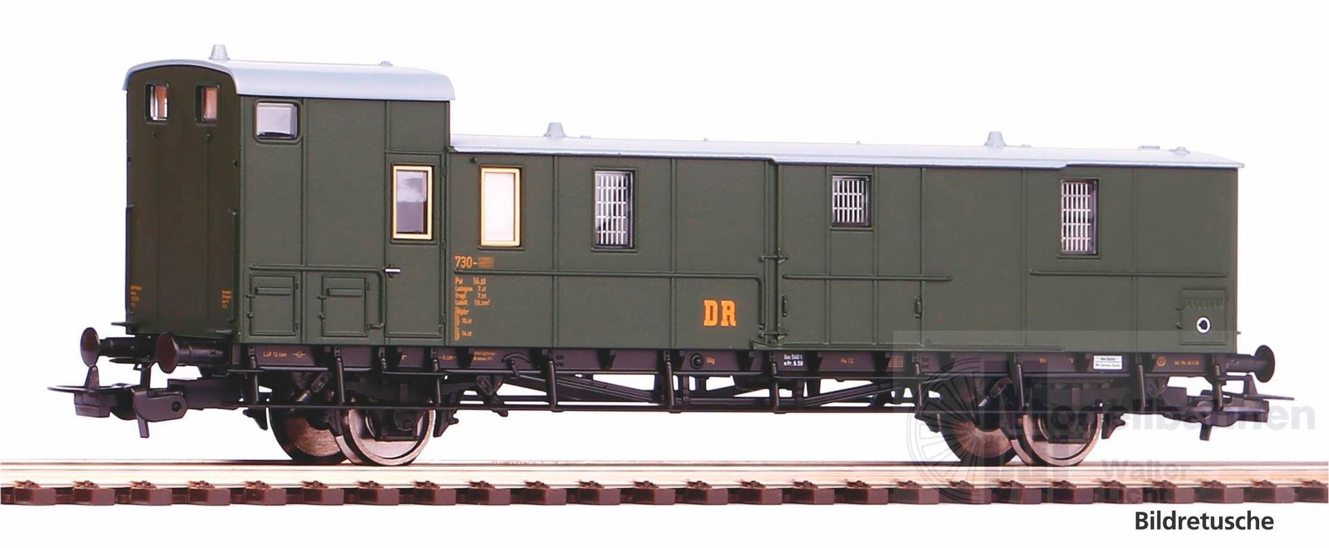 Piko 53196 - Sachsenwagen DR Ep.III Packwagen Pw H0/GL