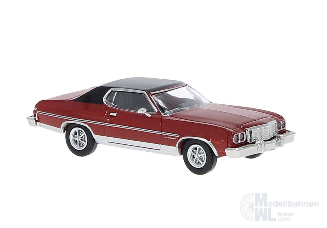 Brekina 19732 - Ford Gran Torino rot/schwarz H0 1:87