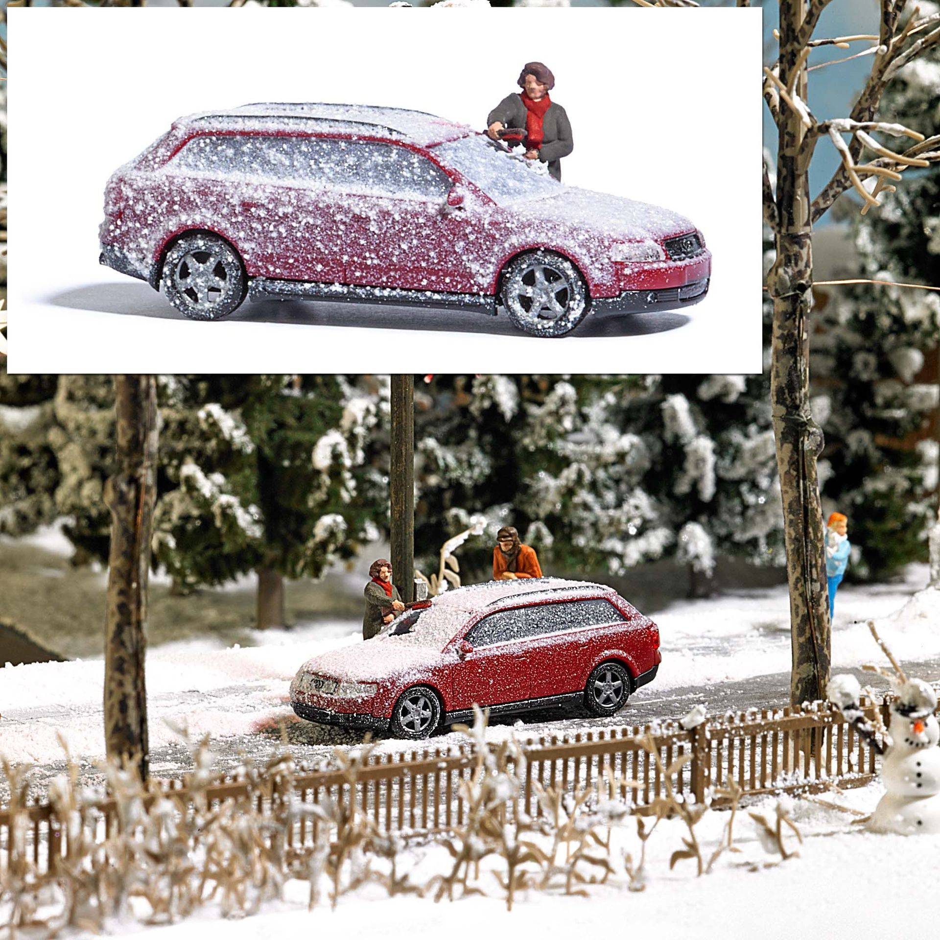 Busch 7859 - A-Set: Schneefrei H0 1:87