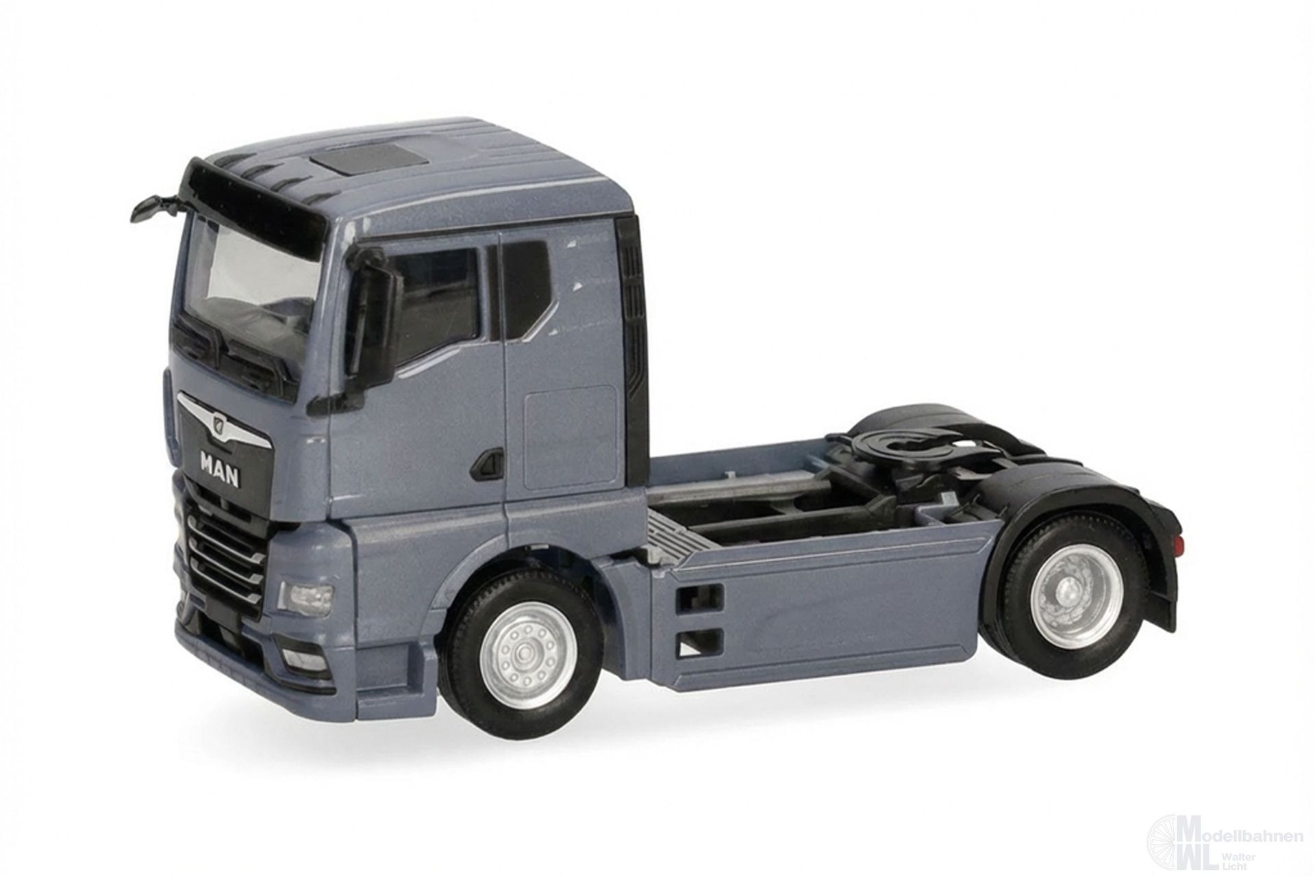 Herpa 320542-002 - MAN TGX GN Zugmaschine 2 achs grau H0 1:87
