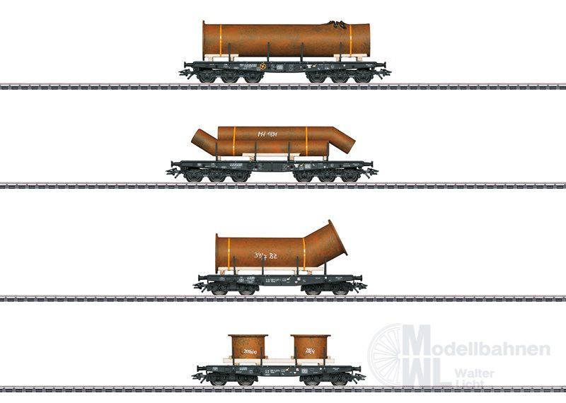 Märklin 48695 - MÄRKLIN - MHI Schwerlastwagen-Set DB Ep.IV H0/WS Märklin 48695 - MÄRKLIN - MHI Schwerlastwagen-Set DB Ep.IV H0/WS