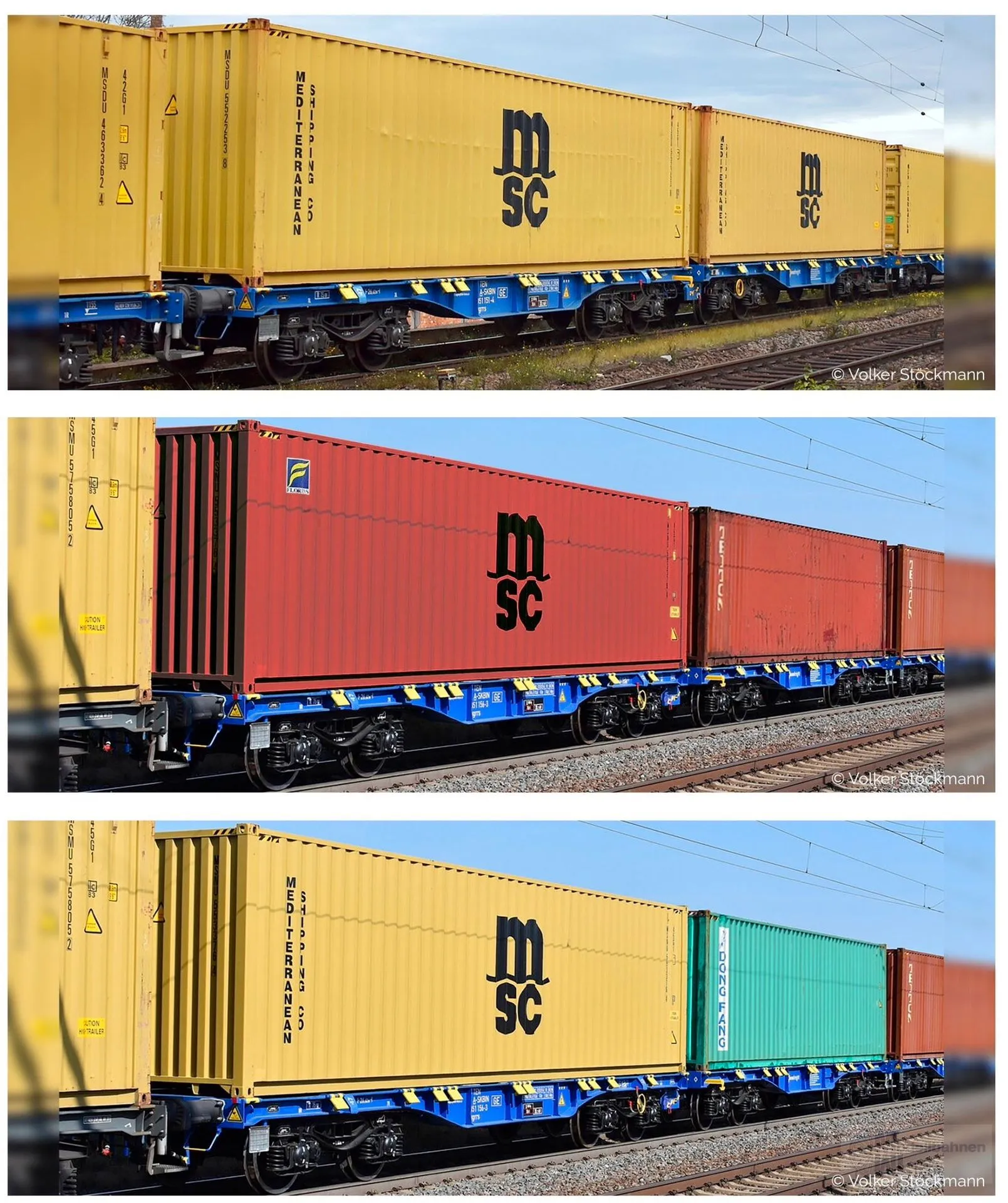Sudexpress S854005 - Containerwagen Set InnoFreight Ep.VI Sggrrs 80 mit 40ft Containern H0/GL