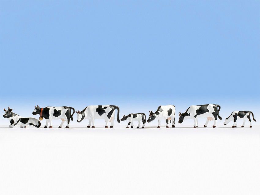 Noch 45721 - Kühe, schwarz-weiß TT 1:120