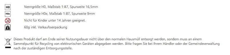 Tillig 85191 - Dreischienen-Schmalspurweiche rechts Länge 228 mm H0-H0e/H0e