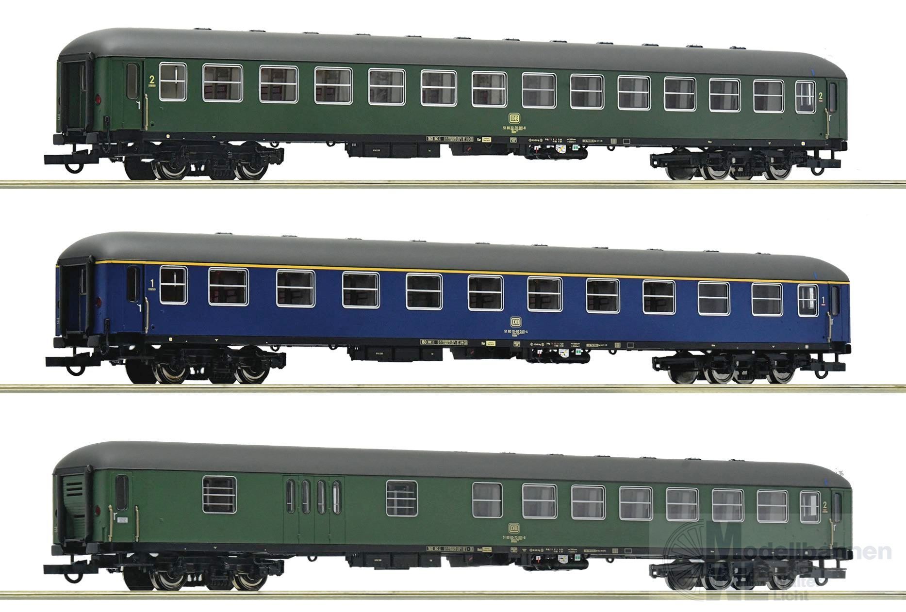 Roco 6200051 - Personenwagen Set DB Ep.IV Hispania-Express Set 1 H0/GL