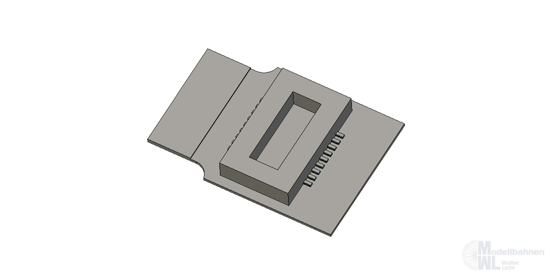ESU 53956 - Adapterplatine, 18-pol Next-18 Buchse auf RNC-114 MTC14, Flex