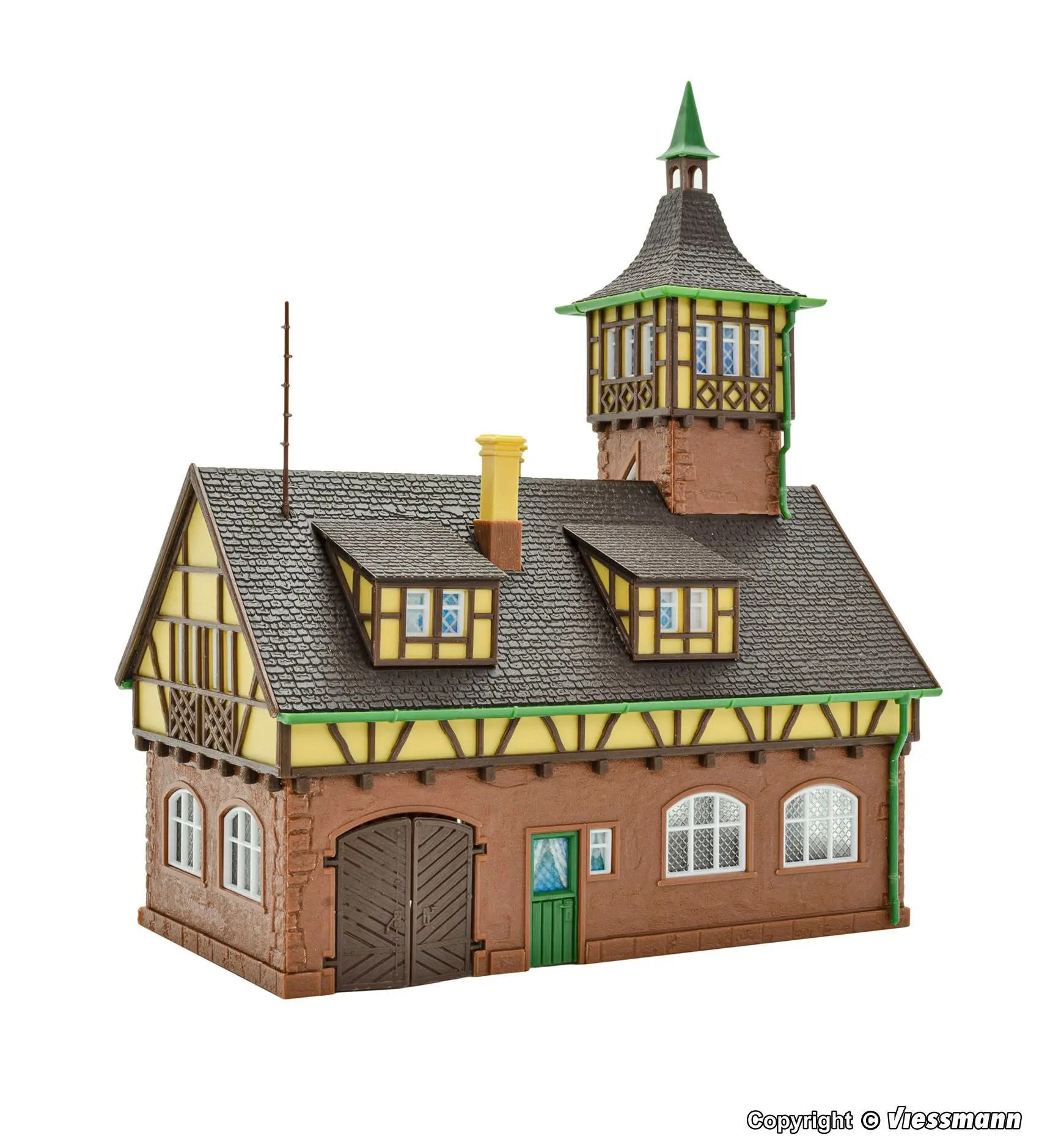 Vollmer 43756 - Gerätehalle dreiständig mit Turm H0 1:87