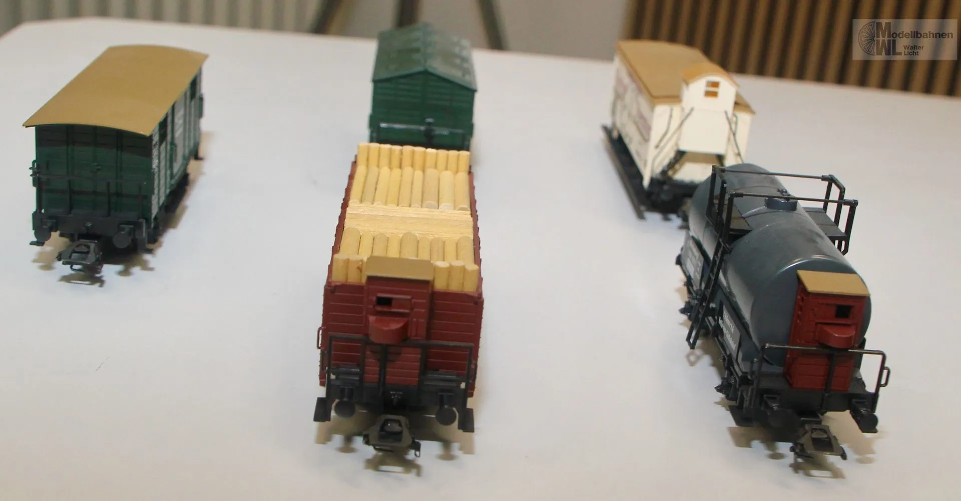 Märklin 4510 - MÄRKLIN - Güterwagen Set Württemberg Ep.I 5.tlg. H0/WS