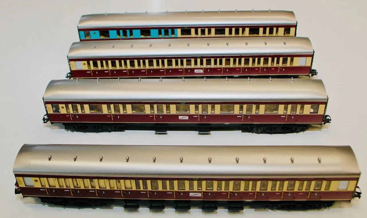 Märklin 43108 - MÄRKLIN - Nahverkehrswagen Set DRG Ep.II und Ergänzungswagen H0/WS Digital