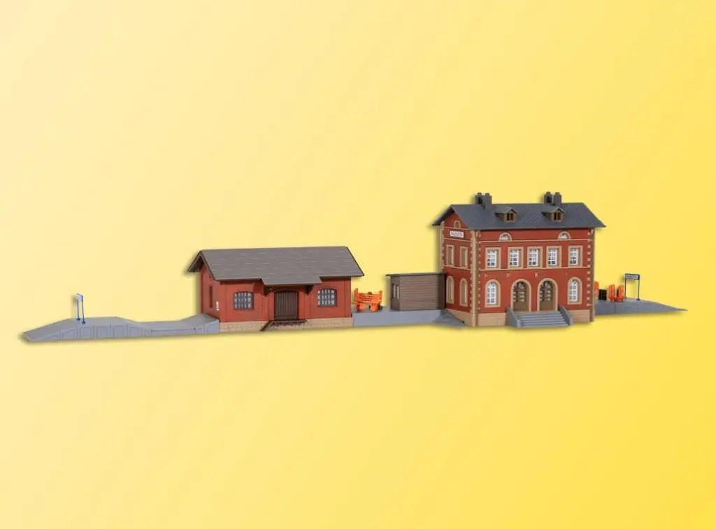 Kibri 37396 - Bahnhof Rauenstein mit Güterschuppen N 1:160